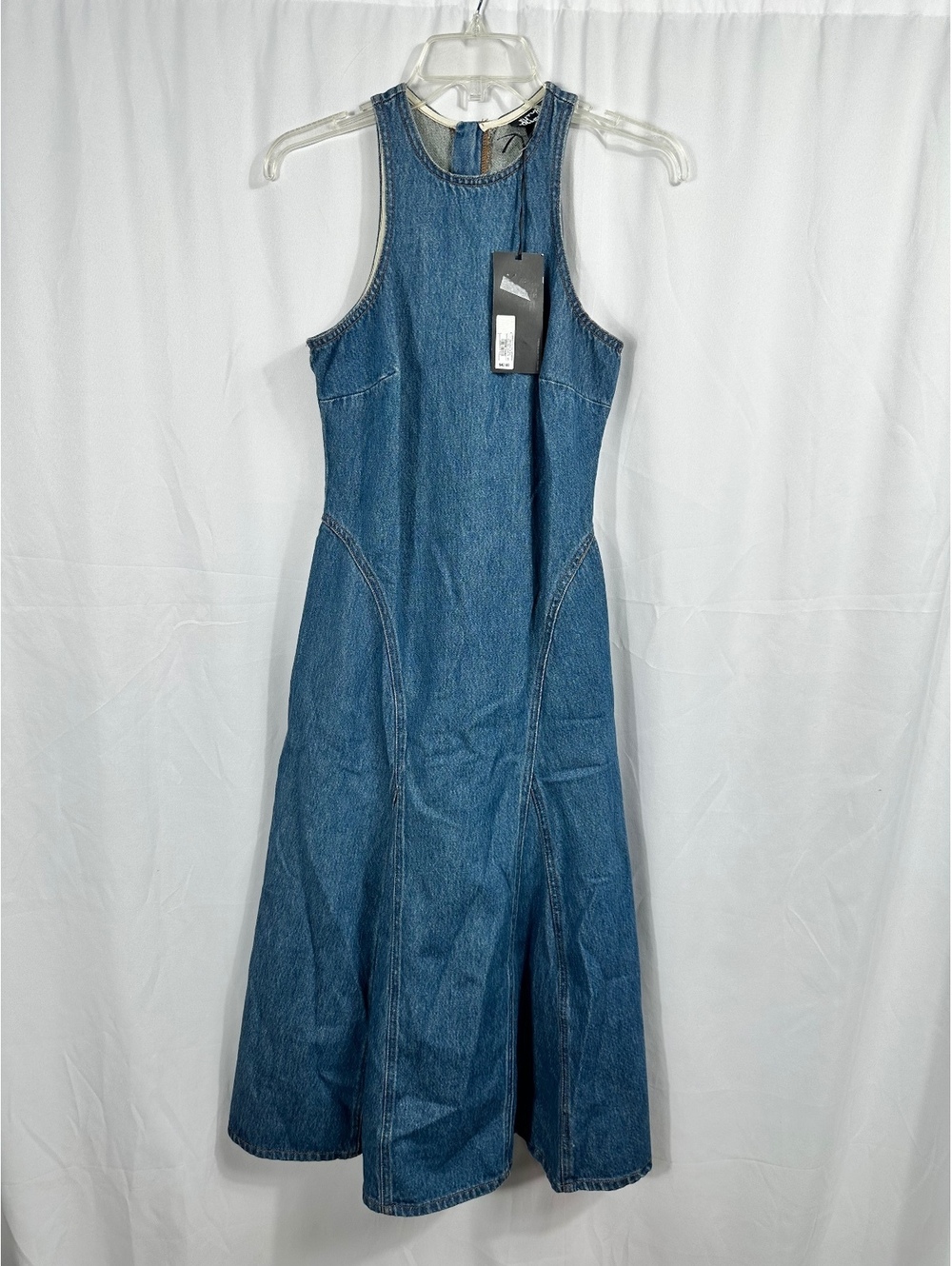 Future Collective Sleeveless Denim Maxi Dress Size 2